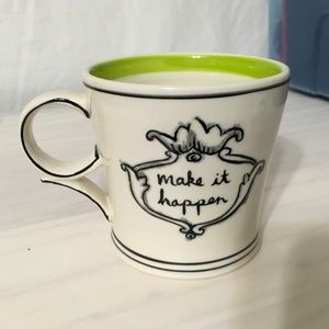 Anthropologie Dining - Anthropologie Molly Hatch Make it Happen Mug Anthropologie Dining - Anthropologie Molly Hatch Make it Happen Mug